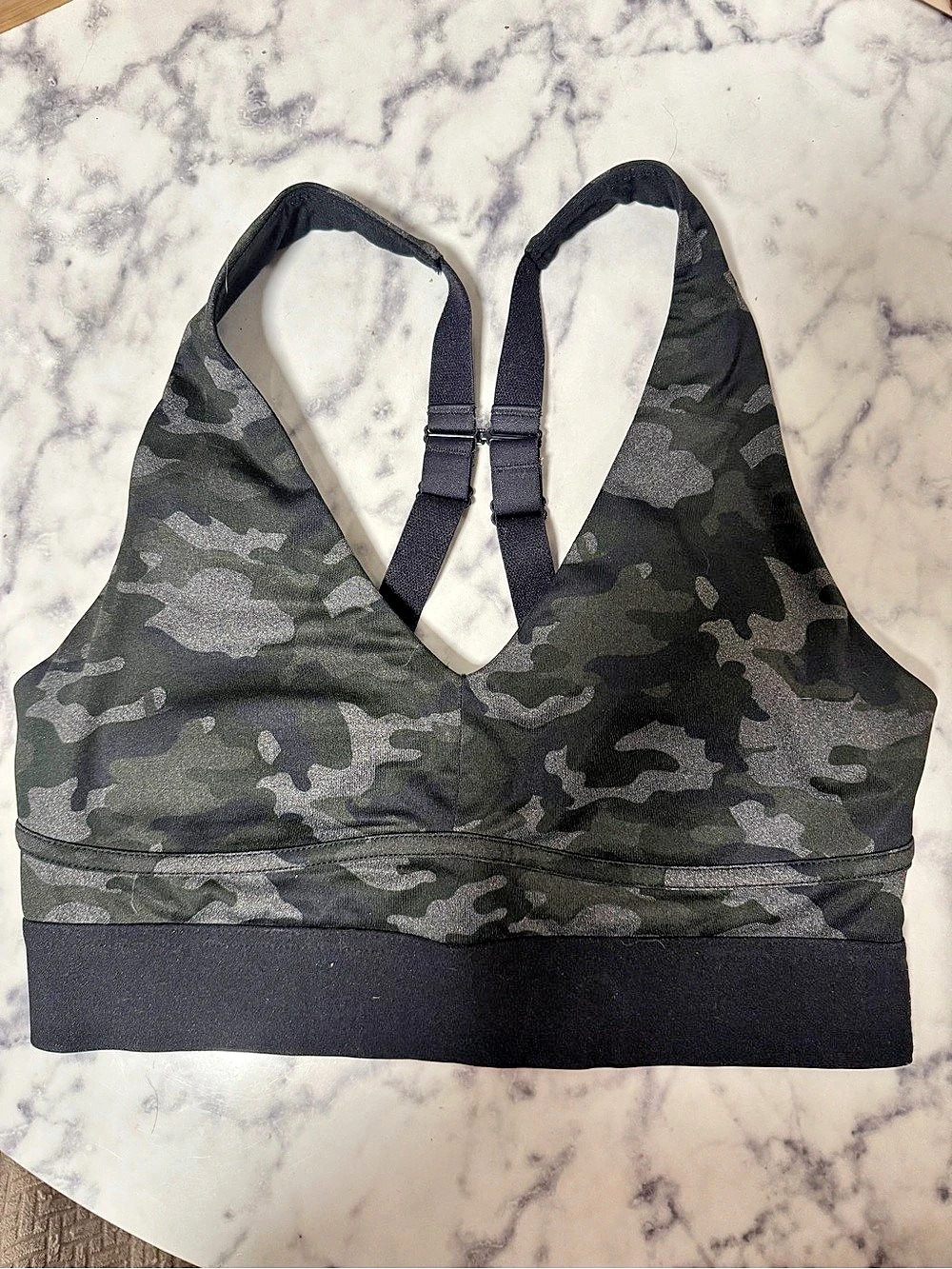 All Day Everyday Bra- Charcoal Camo